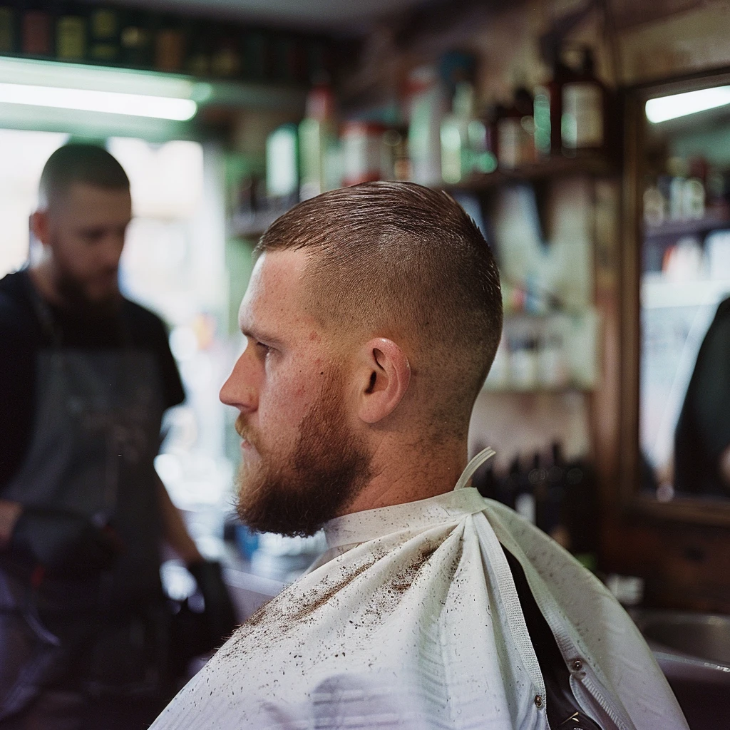 Off-peak men's haircut service